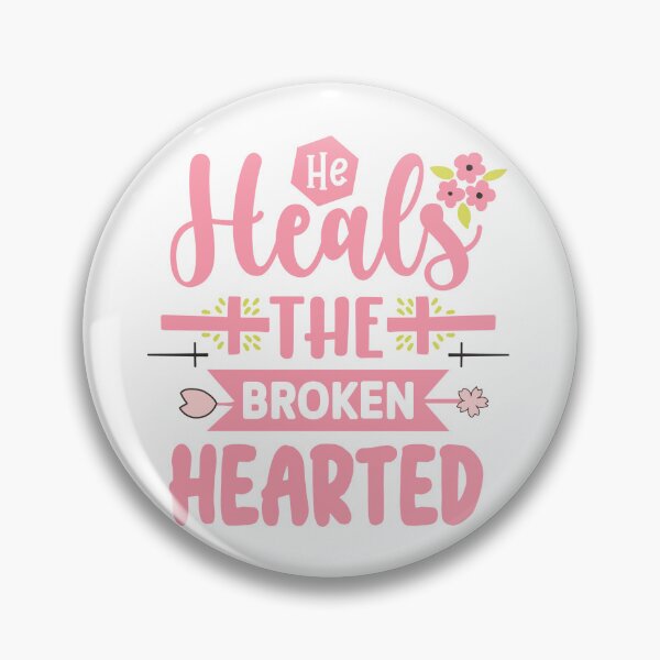 Item preview, He Heals The Broken Hearted Shirt – Christian Encouragement Faith Quote | Religious Bible Inspired Design designed and sold by AnnCraftsPH.