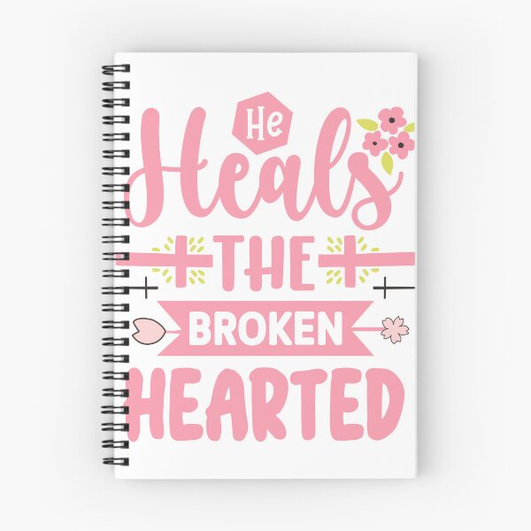 Item preview, He Heals The Broken Hearted Shirt – Christian Encouragement Faith Quote | Religious Bible Inspired Design designed and sold by AnnCraftsPH.