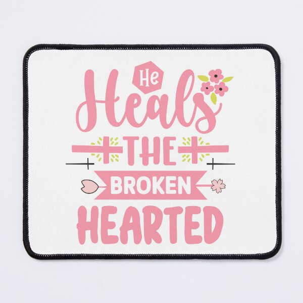 Item preview, He Heals The Broken Hearted Shirt – Christian Encouragement Faith Quote | Religious Bible Inspired Design designed and sold by AnnCraftsPH.