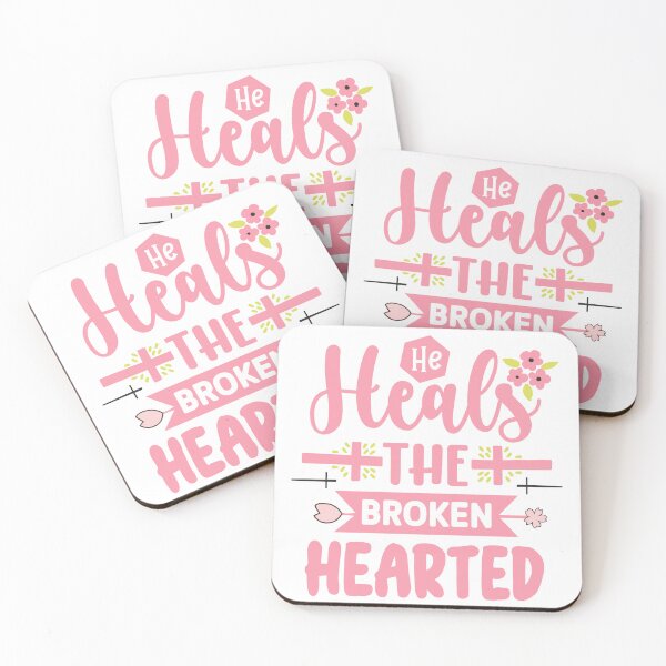Item preview, He Heals The Broken Hearted Shirt – Christian Encouragement Faith Quote | Religious Bible Inspired Design designed and sold by AnnCraftsPH.
