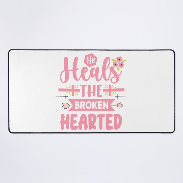Item preview, He Heals The Broken Hearted Shirt – Christian Encouragement Faith Quote | Religious Bible Inspired Design designed and sold by AnnCraftsPH.