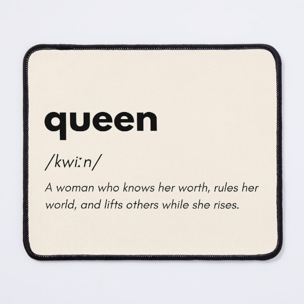 Item preview, Queen Definition – Minimalist Power Women Poster designed and sold by PrintCessStudio.