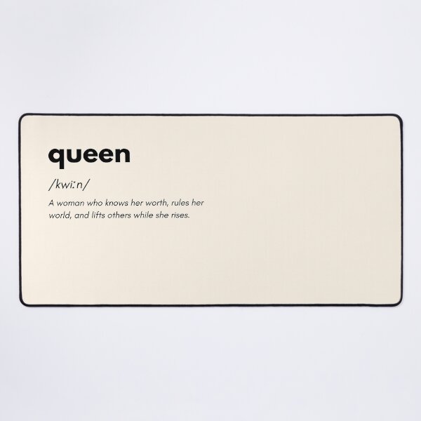 Item preview, Queen Definition – Minimalist Power Women Poster designed and sold by PrintCessStudio.