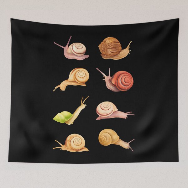 Item preview, Slippery Snails Cute Pattern designed and sold by fzufqbqyp0.