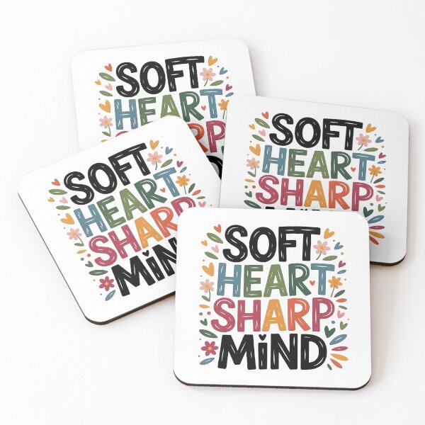Item preview, Soft heart sharp mind designed and sold by nimmitrends.
