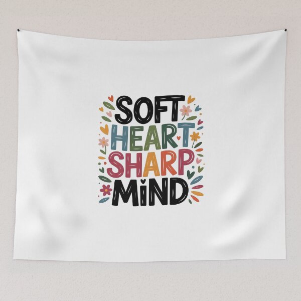 Item preview, Soft heart sharp mind designed and sold by nimmitrends.