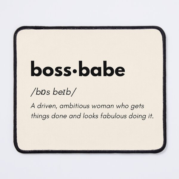 Item preview, Boss Babe Definition – Minimalist Power Women Poster designed and sold by PrintCessStudio.