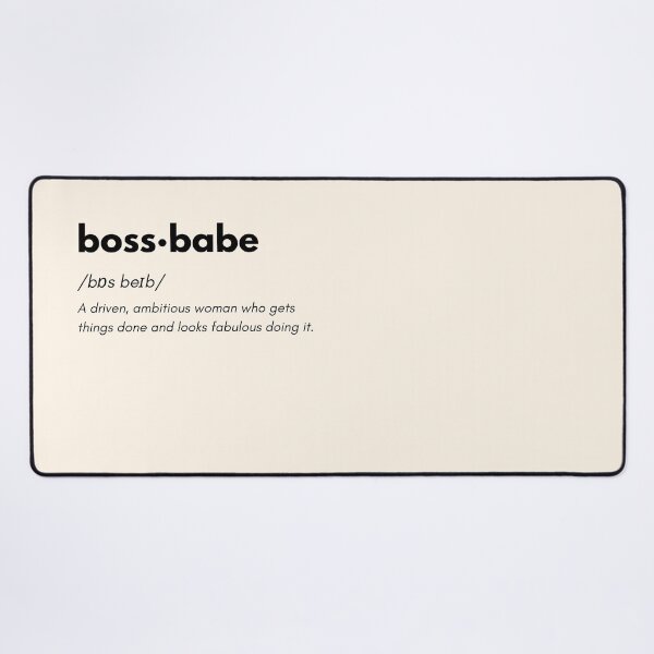 Item preview, Boss Babe Definition – Minimalist Power Women Poster designed and sold by PrintCessStudio.