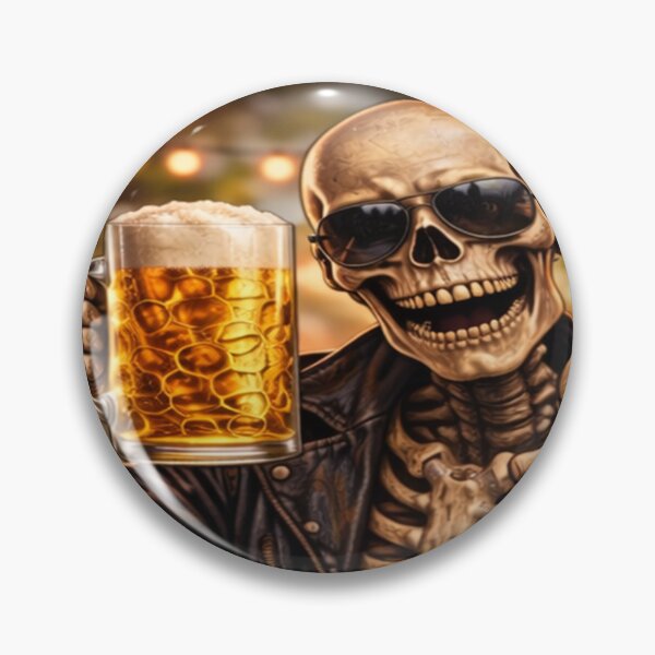 Item preview, After-Work Skeleton – Beer Garden designed and sold by NeedfulThingsOb.