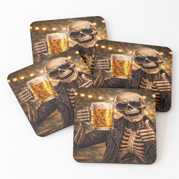 Item preview, After-Work Skeleton – Beer Garden designed and sold by NeedfulThingsOb.