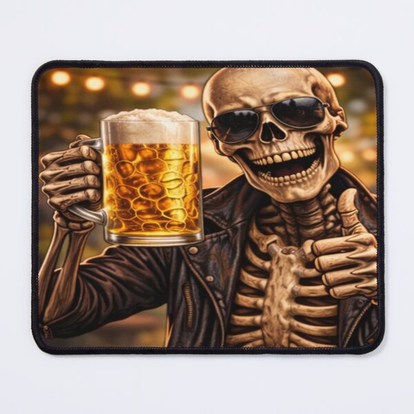 Item preview, After-Work Skeleton – Beer Garden designed and sold by NeedfulThingsOb.