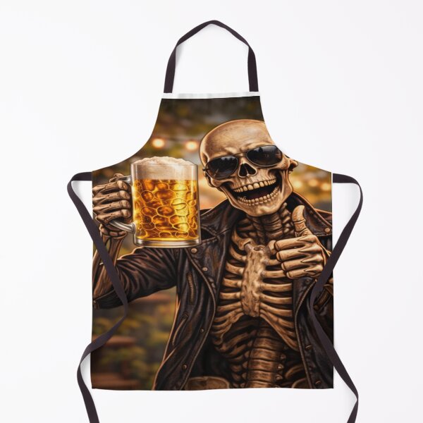 Item preview, After-Work Skeleton – Beer Garden designed and sold by NeedfulThingsOb.
