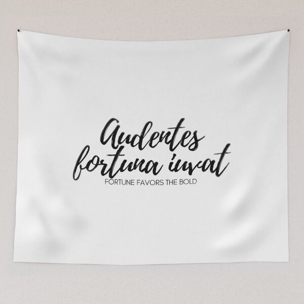 Item preview, Audentes Fortuna Iuvat Fortune Favors Bold designed and sold by fzufqbqyp0.