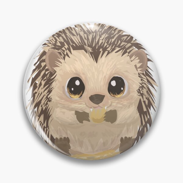 Item preview, Cute chibi hedgehog sitting designed and sold by NiDrox.