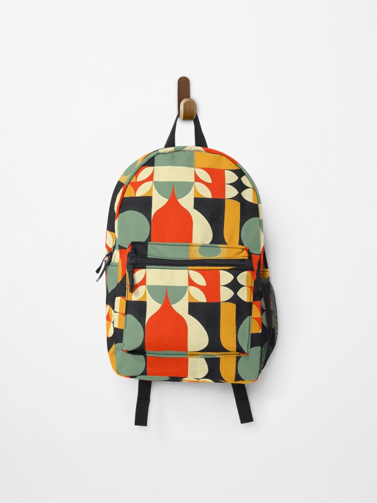 Thumbnail 1 of 3, Backpack, Mid Century Retro Pattern designed and sold by GraphicsClub.