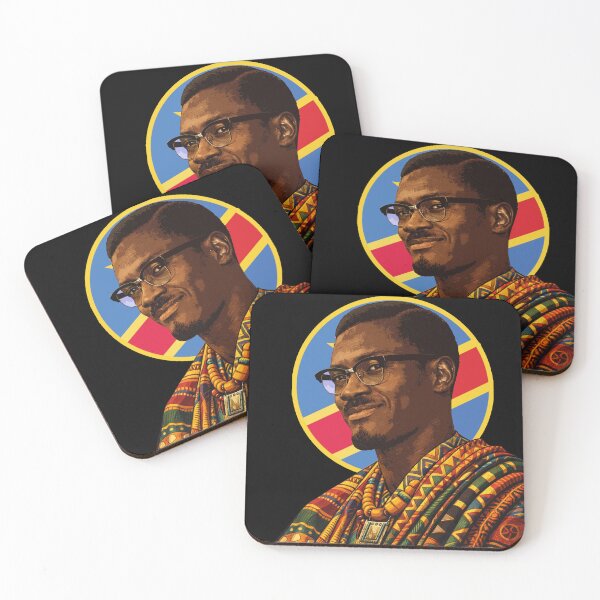 Item preview, Patrice Lumumba Pan-African Portrait | Congo Independence Leader | Black history designed and sold by Youngkev-arts.
