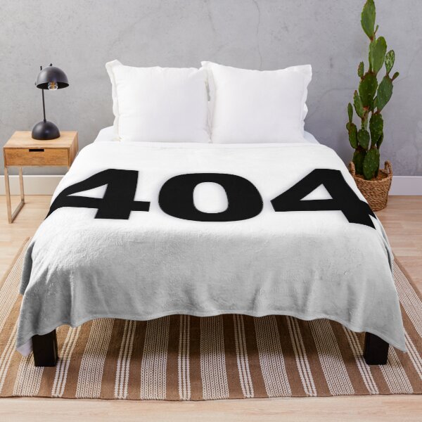 Item preview, 404 — Black Minimal Bold Type Statement designed and sold by WORDPAUSE.