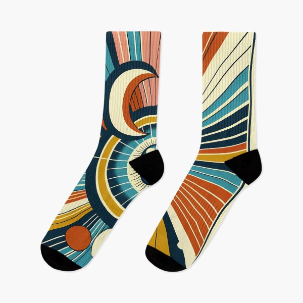 Item preview, Geometric Eye with Crescent Moon Rays designed and sold by InkSmithery.