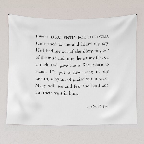 Item preview, Psalm 40:1-3  I waited patiently for the Lord designed and sold by corbrand.