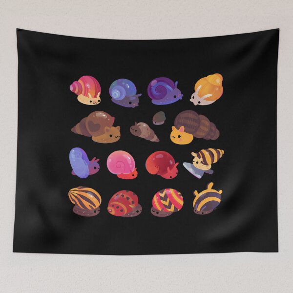 Item preview, Colorful Freshwater Snail Pattern designed and sold by fzufqbqyp0.
