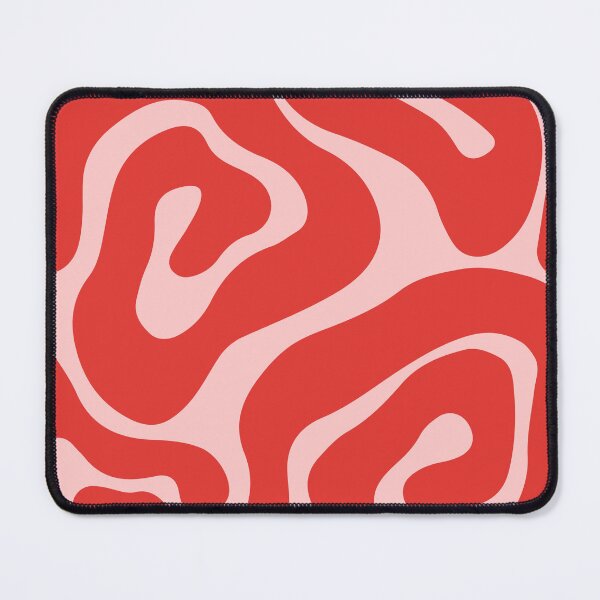 Item preview, Matisse style with red organic forms designed and sold by PrintCessStudio.