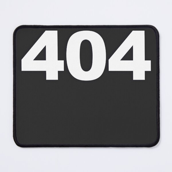 Item preview, 404 — White Minimal Bold Type Statement designed and sold by WORDPAUSE.
