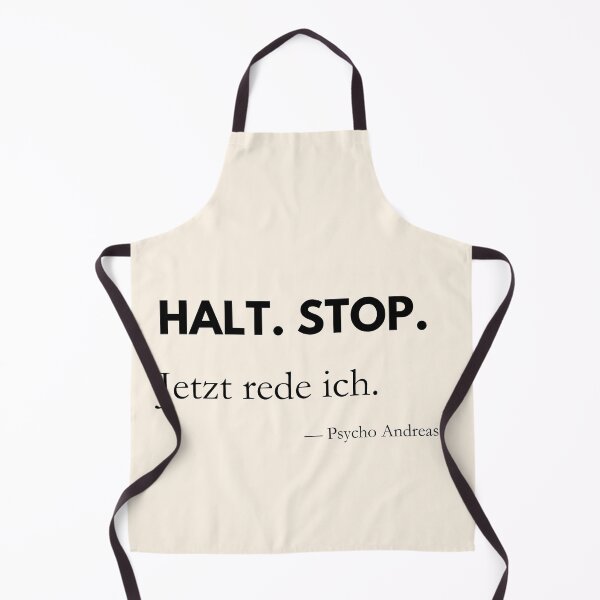 Item preview, Hold on, stop! Now I'm talking – Wife Swap quote from Psycho Andreas designed and sold by PrintCessStudio.