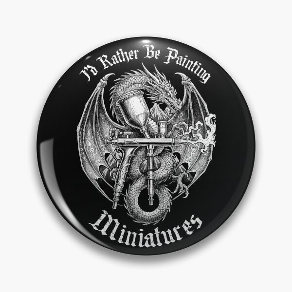 Item preview, I'd Rather Be Painting Miniatures RPG Miniature Airbrush designed and sold by GrandeDuc.
