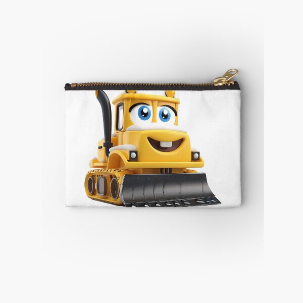 Item preview, Happy Kawaii Bulldozer – Children's Construction Machine designed and sold by MuninosShop.