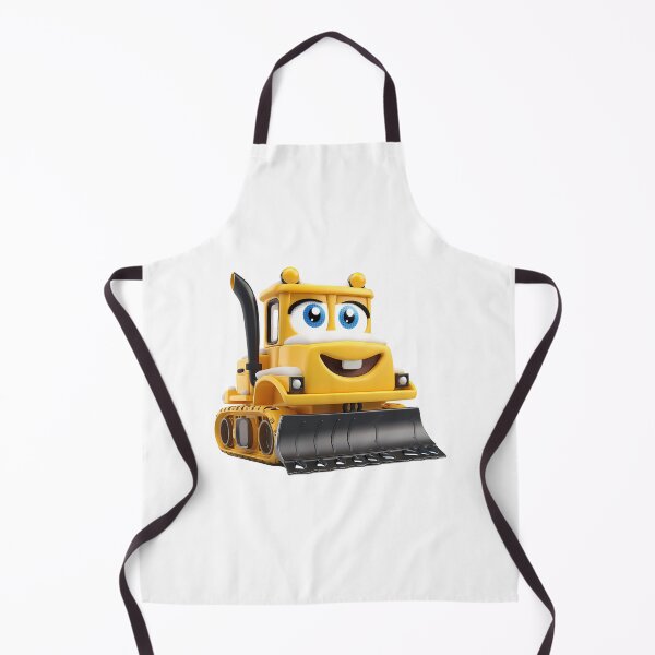 Item preview, Happy Kawaii Bulldozer – Children's Construction Machine designed and sold by MuninosShop.