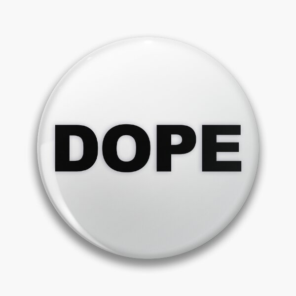 Item preview, DOPE — Black Minimal Bold Type Statement designed and sold by WORDPAUSE.