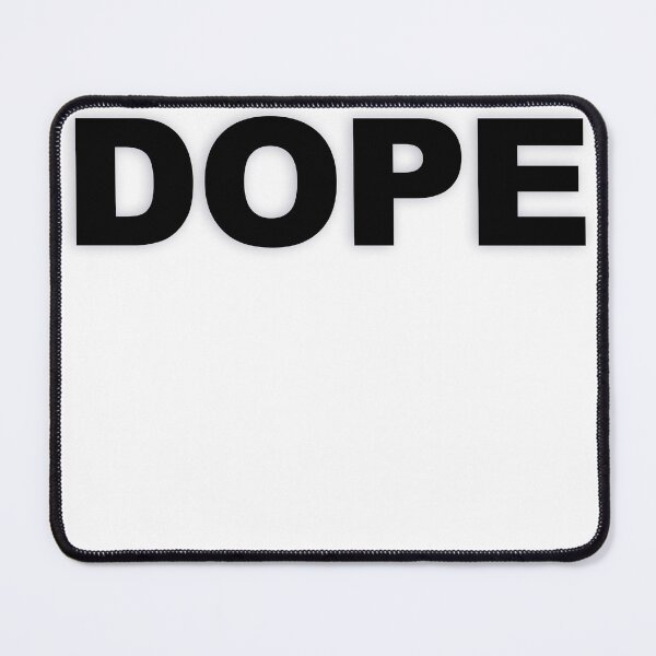 Item preview, DOPE — Black Minimal Bold Type Statement designed and sold by WORDPAUSE.