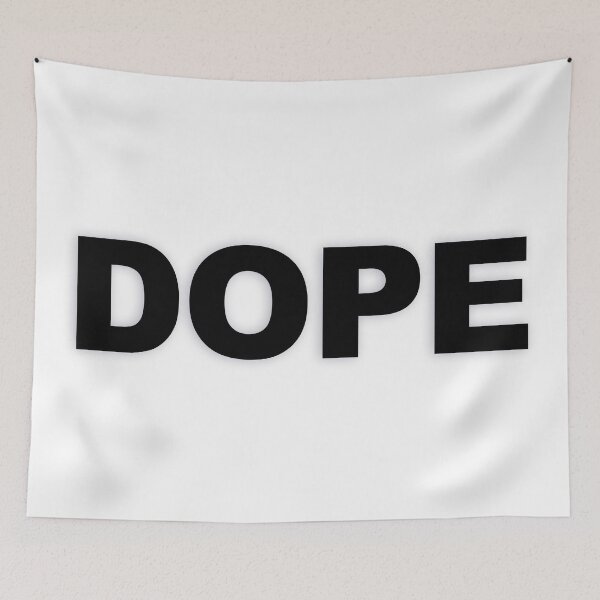 Item preview, DOPE — Black Minimal Bold Type Statement designed and sold by WORDPAUSE.