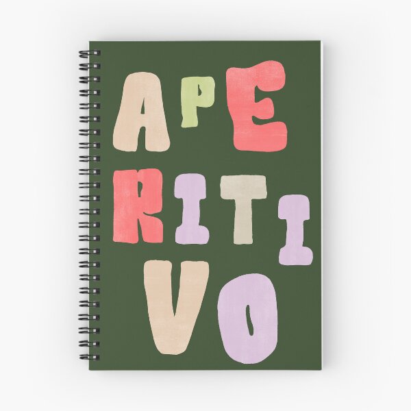 Item preview, Aperitivo – Modern Italian Typography Design designed and sold by PrintCessStudio.