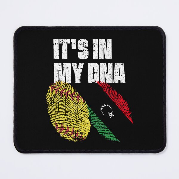 Item preview, IT'S IN MY DNA Softball - Libya Flag Fingerprint  designed and sold by CosmoKitsch.