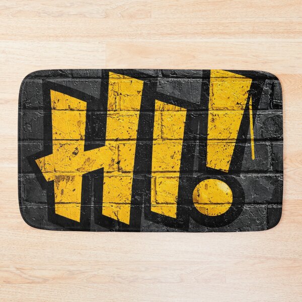 Item preview, Hi! Grunge Wall designed and sold by Kaleidoscope Print.
