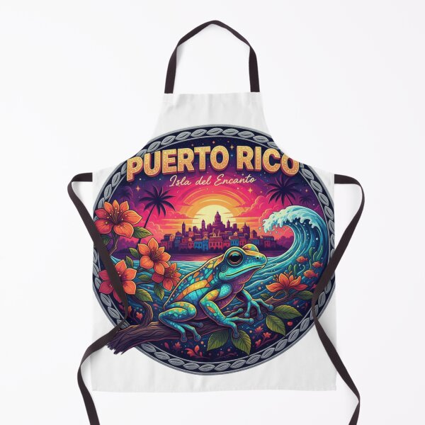 Item preview, Puerto Rico Coquí Sunset | Isla Del Encanto Tropical Heritage designed and sold by Wear Sculpt.