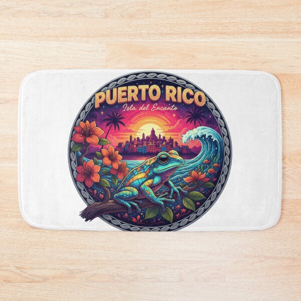 Item preview, Puerto Rico Coquí Sunset | Isla Del Encanto Tropical Heritage designed and sold by Wear Sculpt.