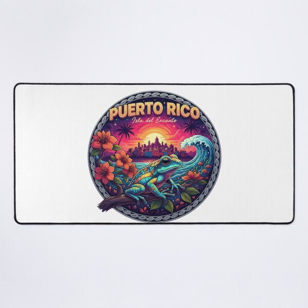 Item preview, Puerto Rico Coquí Sunset | Isla Del Encanto Tropical Heritage designed and sold by Wear Sculpt.