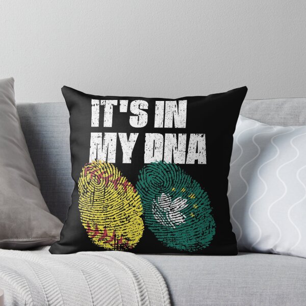 Item preview, IT'S IN MY DNA Softball - Macau Flag Fingerprint  designed and sold by CosmoKitsch.