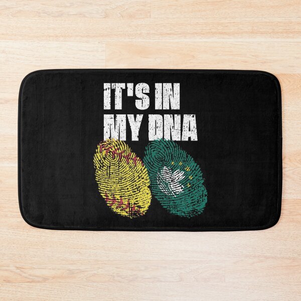 Item preview, IT'S IN MY DNA Softball - Macau Flag Fingerprint  designed and sold by CosmoKitsch.
