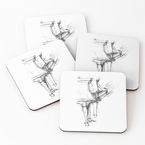 Item preview, Abstract Elegant Piano Solo Sketch designed and sold by SleekLineSketches.