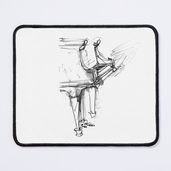 Item preview, Abstract Elegant Piano Solo Sketch designed and sold by SleekLineSketches.