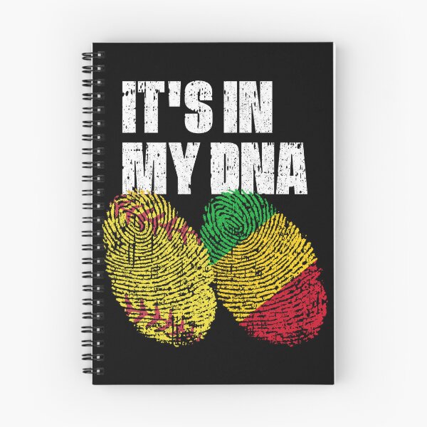 Item preview, IT'S IN MY DNA Softball - Mali Flag Fingerprint  designed and sold by CosmoKitsch.