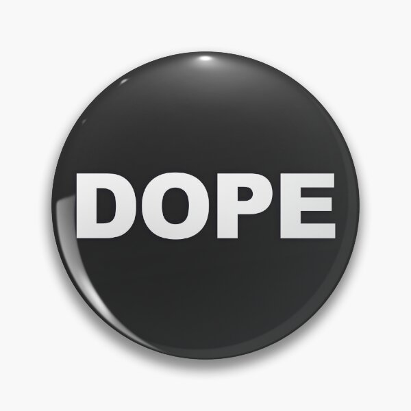 Item preview, DOPE — White Minimal Bold Type Statement designed and sold by WORDPAUSE.