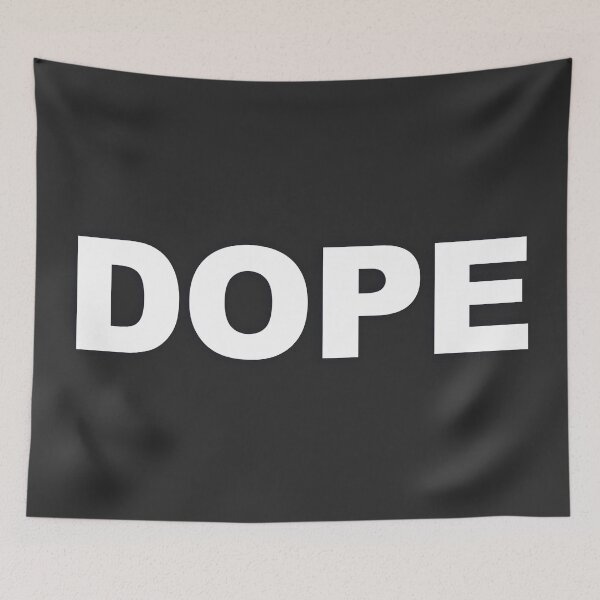 Item preview, DOPE — White Minimal Bold Type Statement designed and sold by WORDPAUSE.
