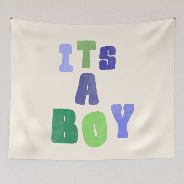 Item preview, It's a Boy – Colorful Baby Shower Design designed and sold by PrintCessStudio.