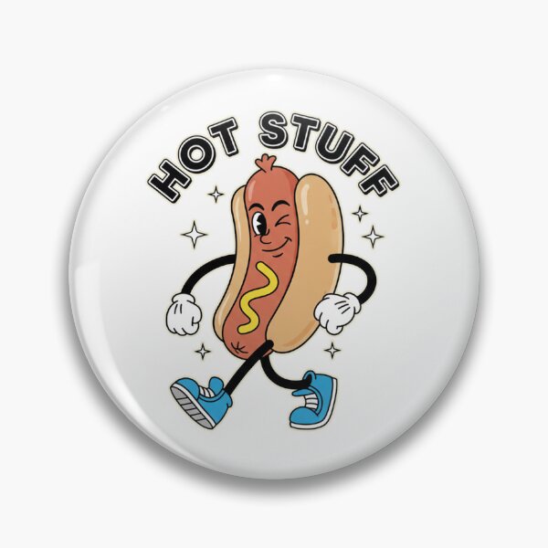 Item preview, Hot Stuff Retro Rubber Hose Hot Dog designed and sold by AdyKurniawan.