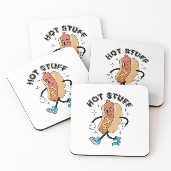 Item preview, Hot Stuff Retro Rubber Hose Hot Dog designed and sold by AdyKurniawan.