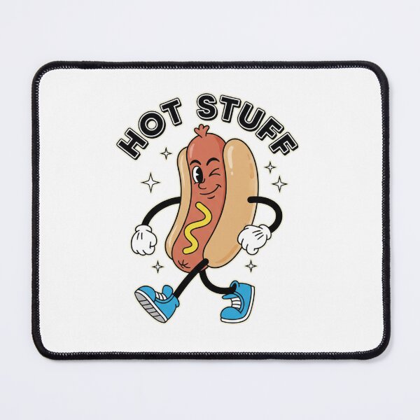 Item preview, Hot Stuff Retro Rubber Hose Hot Dog designed and sold by AdyKurniawan.